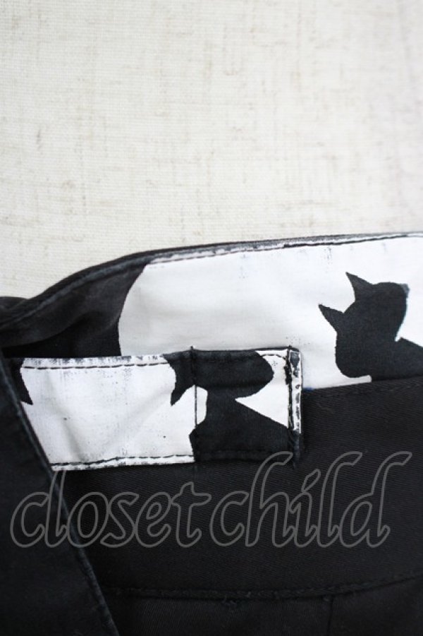 画像4: MINT NeKO / サス付センタープレスパンツ  黒 H-25-11-03-046-HN-PA-KB-ZH (4)