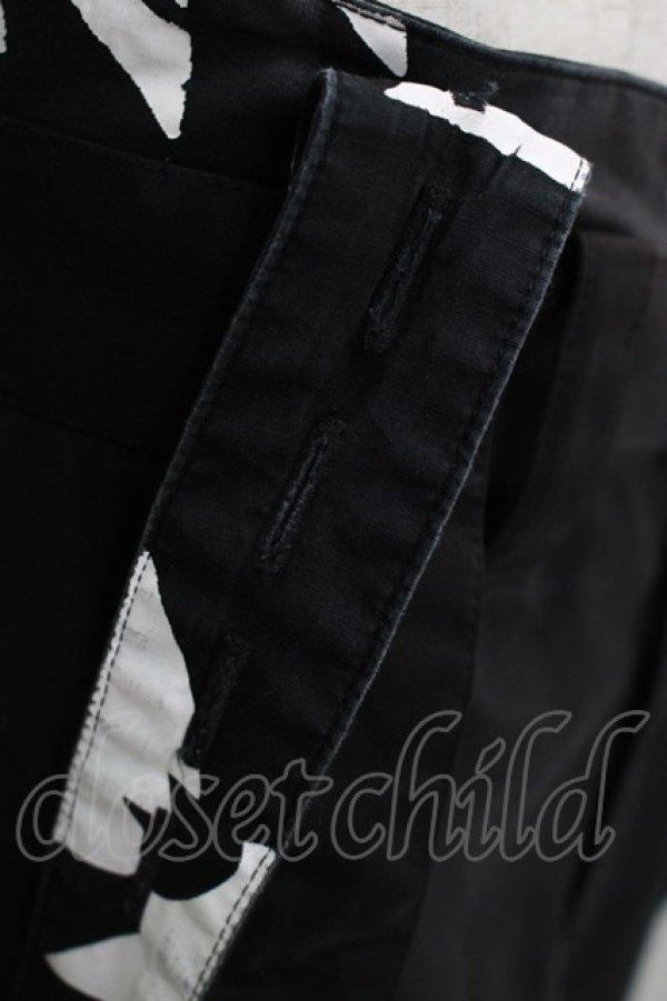 画像5: MINT NeKO / サス付センタープレスパンツ  黒 H-25-11-03-046-HN-PA-KB-ZH (5)