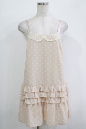 画像: Emily Temple cute / ドットフリルサロペットパンツ  ピンク H-25-11-03-048-ET-PA-KB-ZH