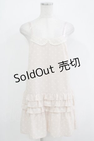 画像: Emily Temple cute / ドットフリルサロペットパンツ  ピンク H-25-11-03-048-ET-PA-KB-ZH