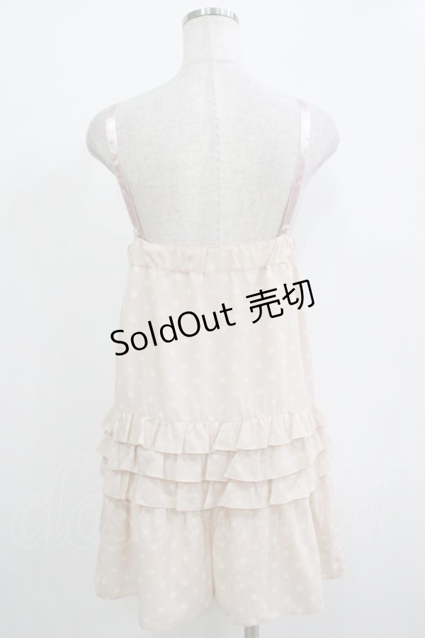 画像3: Emily Temple cute / ドットフリルサロペットパンツ  ピンク H-25-11-03-048-ET-PA-KB-ZH (3)