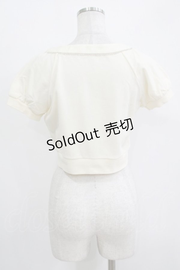 画像3: Emily Temple cute / フリルリボンパフカーデ  アイボリー H-25-11-03-057-ET-TO-KB-ZH (3)