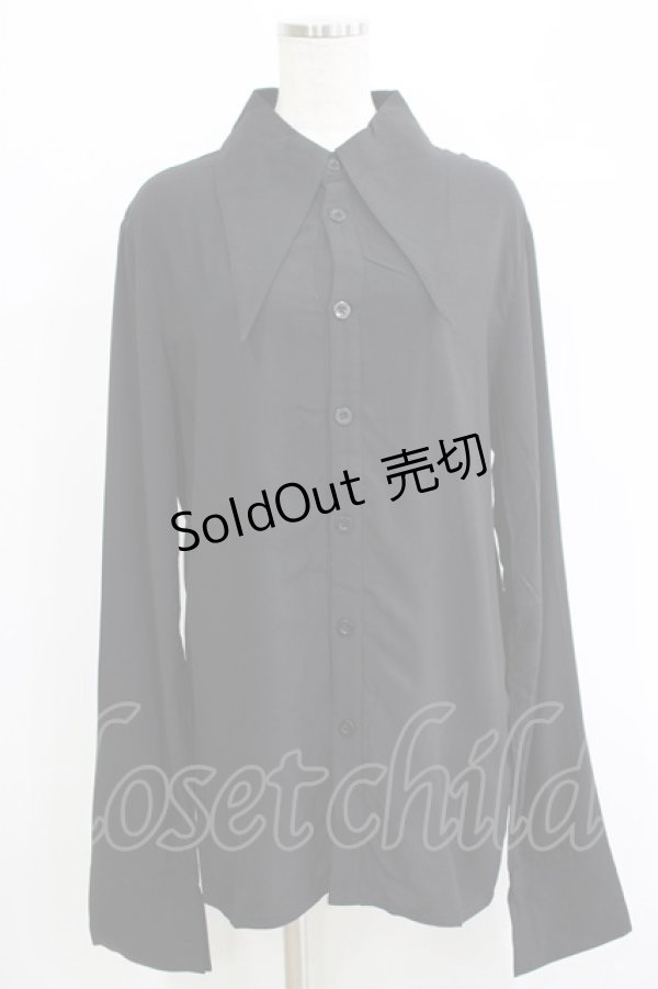 画像1: KILL STAR / PAIMON SHIRT S ブラック H-25-11-03-060-SL-BL-KB-ZH (1)