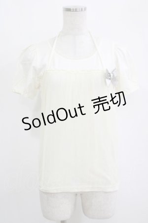 画像: Emily Temple cute / レイヤード風チュール重ねカットソー  オフ H-25-11-03-063-ET-TO-KB-ZH