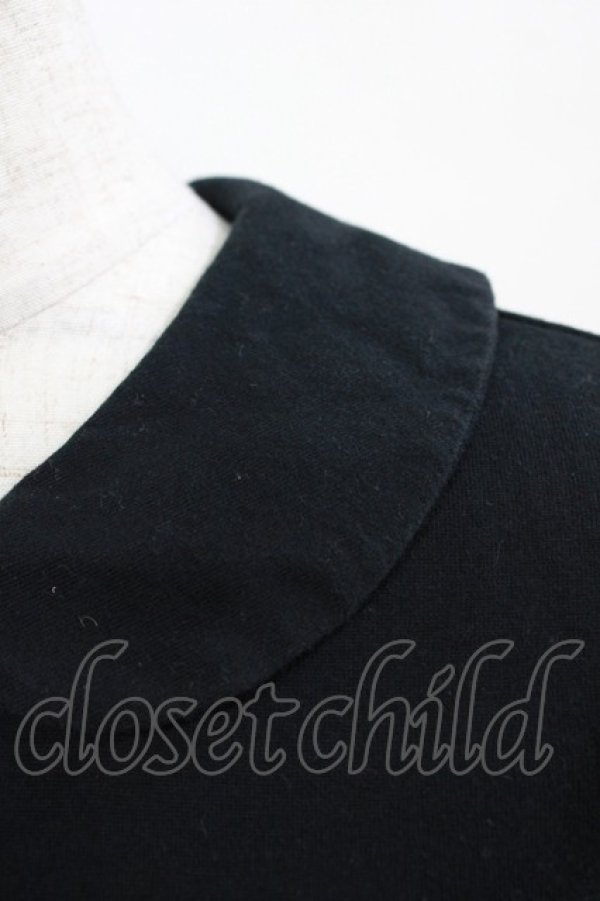 画像5: MILK / 丸衿半袖カットソー  ブラック H-25-11-03-072-ML-TO-KB-ZH (5)