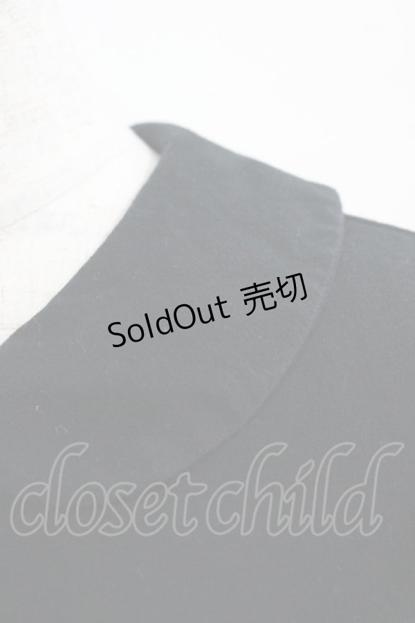 画像5: MILK / 丸衿半袖カットソー  ブラック H-25-11-03-072-ML-TO-KB-ZH (5)