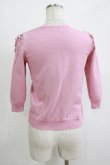 画像3: MILK / ショルダーリボンラメカーディガン  ピンク H-25-11-03-073-ML-TO-KB-ZH (3)