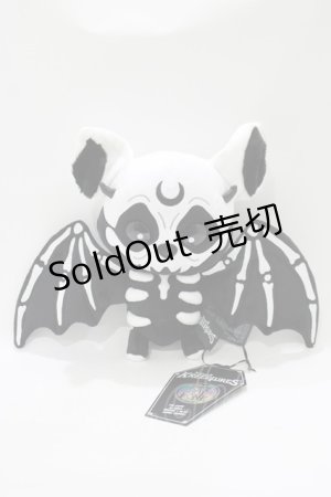 画像: KILL STAR / Vampir Batboneぬいぐるみ  黒×白 H-25-11-03-079-SL-ZA-KB-ZH