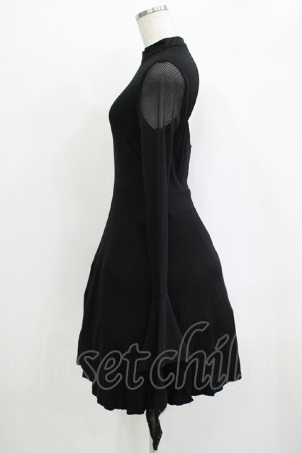 画像2: KILL STAR / LANA SKATER DRESS S ブラック H-25-11-03-011-SL-OP-KB-ZH (2)