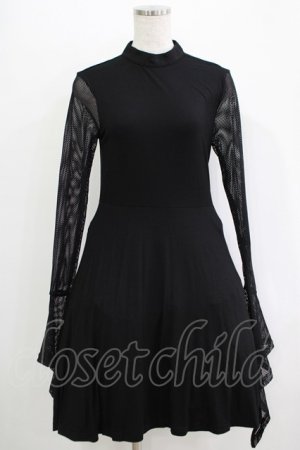 画像: KILL STAR / LANA SKATER DRESS S ブラック H-25-11-03-012-SL-OP-KB-ZH
