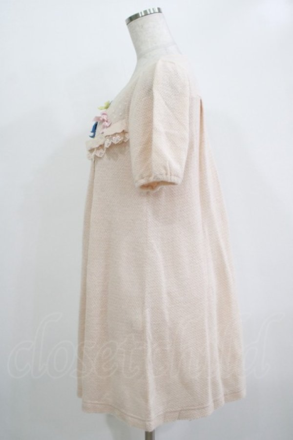 画像2: Emily Temple cute / リボンニットワンピース  ピンク H-25-11-03-021-ET-OP-KB-ZH (2)