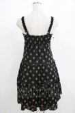 画像3: Emily Temple cute / ラメドットティアードノースリーブワンピース  ブラック×ゴールドドット H-25-11-03-022-ET-OP-KB-ZH (3)