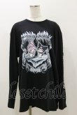 画像1: QOOZA / マイメロディ＆クロミコラボ L/S TEE  ブラック H-25-11-04-056-PU-TO-KB-ZH (1)
