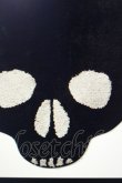 画像2: KILL STAR / Skull Bathroom Rug  ブラック H-25-11-04-004-SL-ZA-KB-ZH (2)