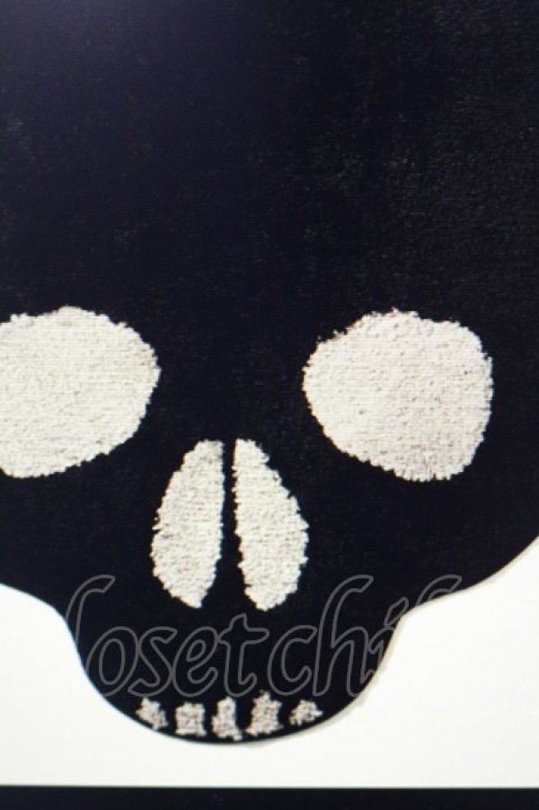 画像2: KILL STAR / Skull Bathroom Rug  ブラック H-25-11-04-004-SL-ZA-KB-ZH (2)