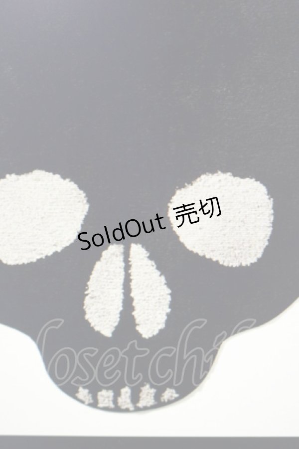 画像2: KILL STAR / Skull Bathroom Rug  ブラック H-25-11-04-004-SL-ZA-KB-ZT087 (2)