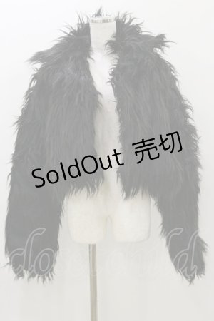 画像: PUNK RAVE / Wolverine faux fur jacket XL-2XL ブラック H-25-11-04-060-PU-JA-KB-ZH