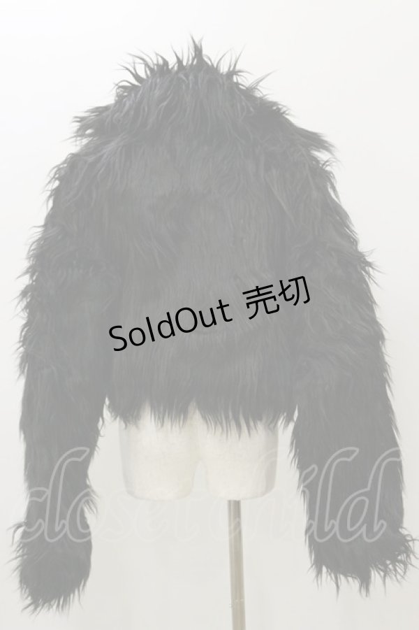 画像2: PUNK RAVE / Wolverine faux fur jacket XL-2XL ブラック H-25-11-04-060-PU-JA-KB-ZH (2)