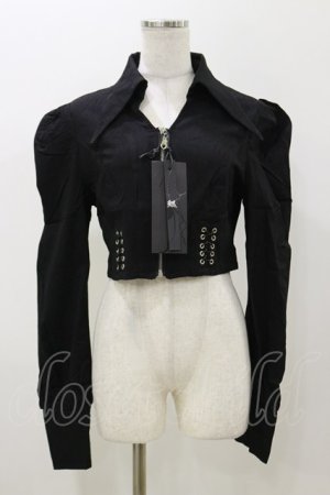 画像: PUNK RAVE / NAIRU CROPPED JACKET S ブラック H-25-11-04-061-PU-JA-KB-ZH