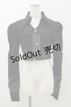 画像: PUNK RAVE / NAIRU CROPPED JACKET S ブラック H-25-11-04-061-PU-JA-KB-ZH