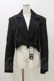 画像1: PUNK RAVE / TECHNO GOTH CROPPED JACKET XL ブラック H-25-11-04-062-PU-JA-KB-ZH (1)