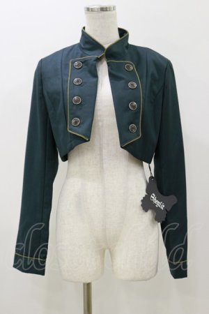 画像: Sheglit / "Lancelot"ショートジャケット  ダークグリーン H-25-11-04-063-EL-JA-KB-ZH