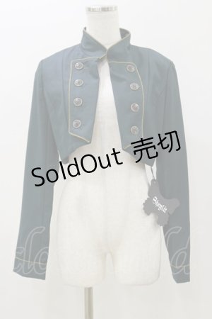 画像: Sheglit / "Lancelot"ショートジャケット  ダークグリーン H-25-11-04-063-EL-JA-KB-ZH