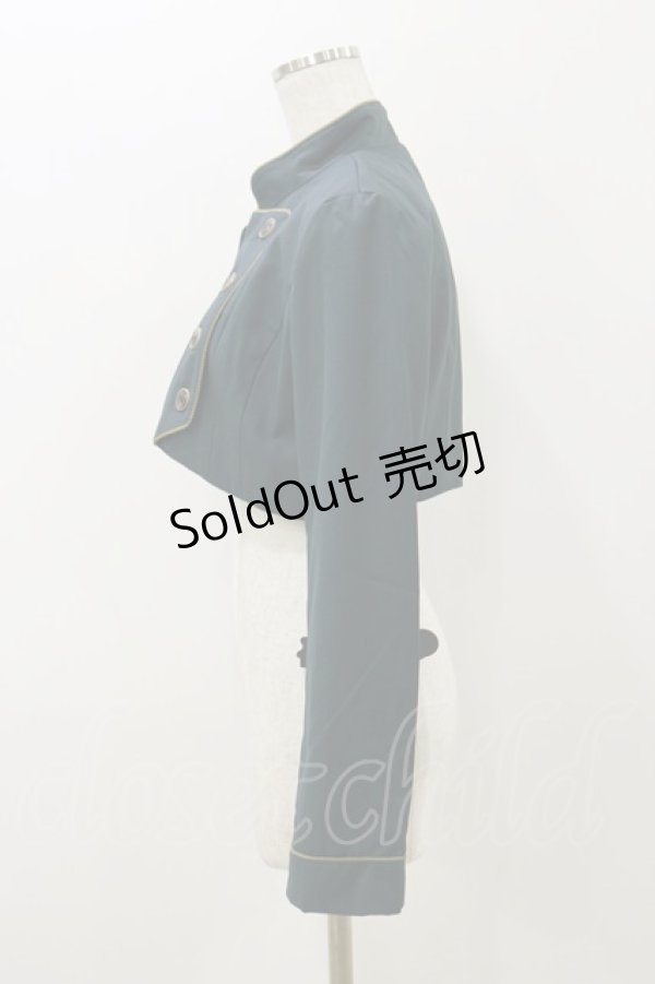 画像3: Sheglit / "Lancelot"ショートジャケット  ダークグリーン H-25-11-04-063-EL-JA-KB-ZH (3)