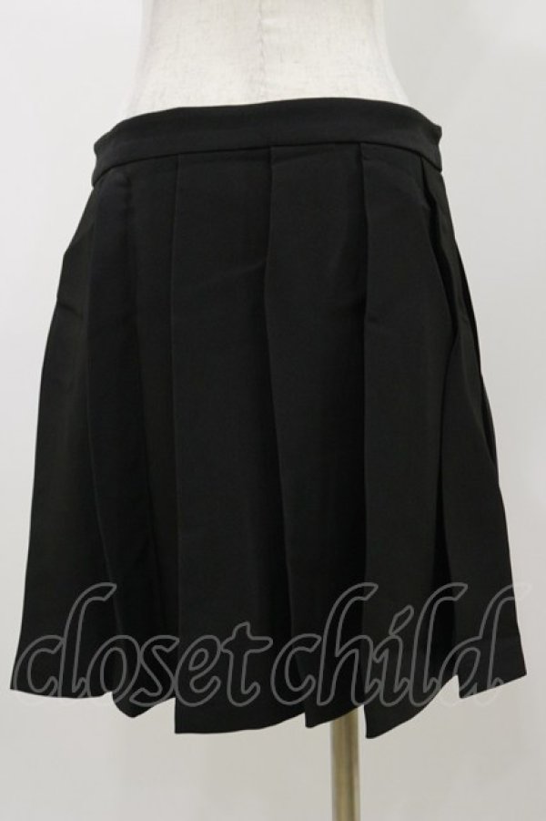 画像2: DARK IN LOVE / Punk black white check heart pleated skirt L ブラック H-25-11-04-070-PU-SK-KB-ZH (2)