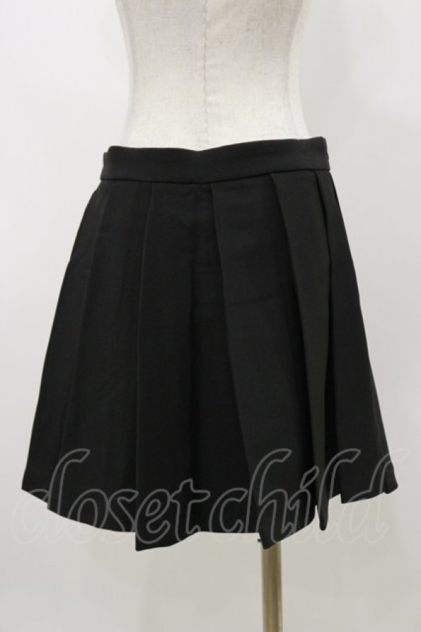 画像2: DARK IN LOVE / Punk black white check heart pleated skirt M ブラック H-25-11-04-071-PU-SK-KB-ZH (2)