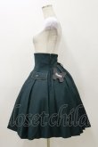 画像3: Sheglit / "Lancelot"フレアスカート  ダークグリーン H-25-11-04-073-EL-SK-KB-ZH (3)