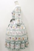 画像3: Emily Temple cute / Kitten Stamp Collectionロングワンピース  ミント H-25-11-04-074-ET-OP-KB-ZH (3)