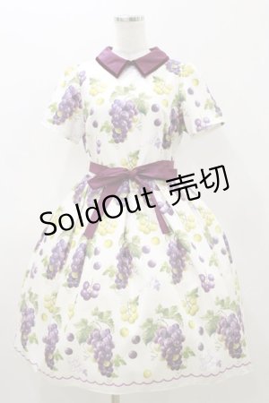 画像: Emily Temple cute / Lady Grapesワンピース  オフホワイト H-25-11-04-075-ET-OP-KB-ZH