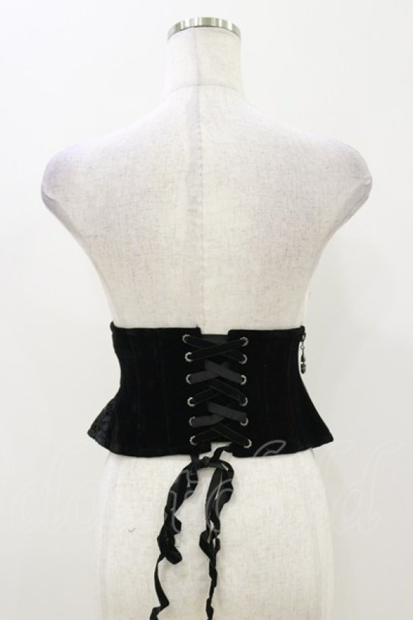 画像2: PUNK RAVE / HIDDEN DESIRE CORSET XS-S ブラック H-25-11-04-006-PU-ZA-KB-ZH (2)