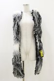 画像1: PUNK RAVE / YETI HOOD SCARFフード付きマフラー  黒×白 H-25-11-04-007-PU-ZA-KB-ZH (1)