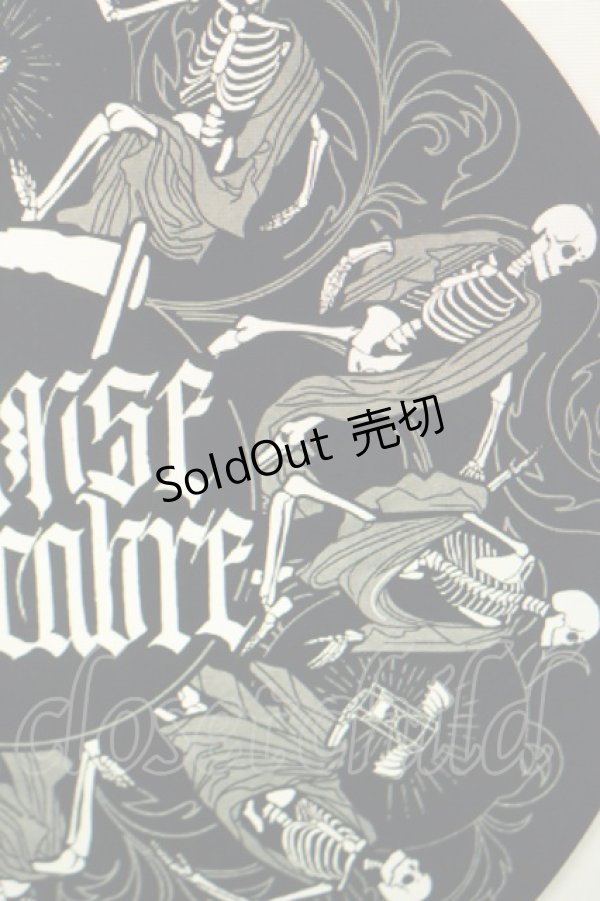 画像3: KILL STAR / Danse Macabre Round Rug  ブラック H-25-11-04-001-SL-ZA-KB-ZT088 (3)