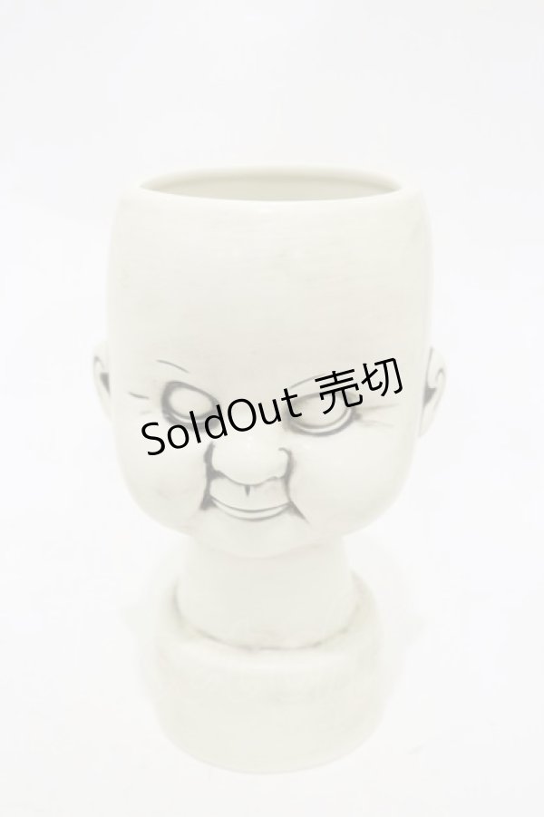 画像1: KILL STAR / DOLLS HEAD VASE  ホワイト H-25-11-04-018-SL-ZA-KB-ZH (1)