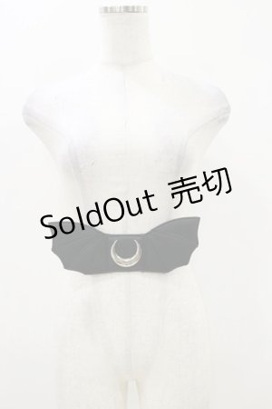 画像: Restyle / MOON BAT WINGS BELT S ブラック H-25-11-04-020-GO-ZA-KB-ZH