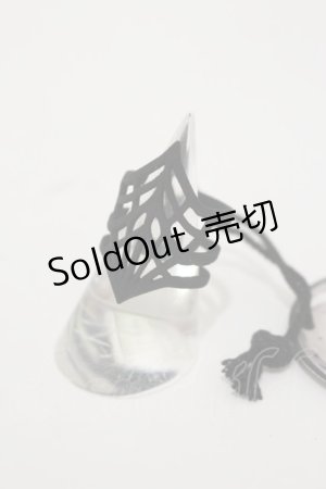 画像: ROGUE+WOLF / Black Widow Ring 約15-17号 ブラック H-25-11-04-021-PU-AC-KB-ZH