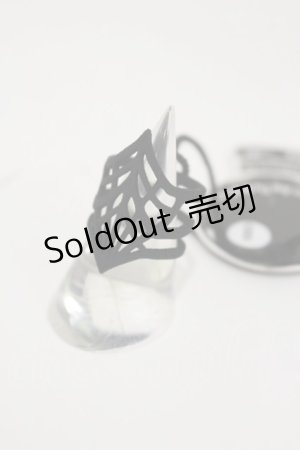 画像: ROGUE+WOLF / Black Widow Ring 約15-17号 ブラック H-25-11-04-022-PU-AC-KB-ZH