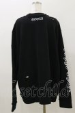 画像2: QOOZA / 東京喰種×QOOZA金木研 ダメージスウェット  ブラック H-25-11-04-039-PU-TO-KB-ZH (2)