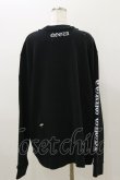画像2: QOOZA / 東京喰種×QOOZA金木研 ダメージスウェット  ブラック H-25-11-04-040-PU-TO-KB-ZH (2)