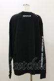 画像2: QOOZA / 東京喰種×QOOZA金木研 ダメージスウェット  ブラック H-25-11-04-042-PU-TO-KB-ZH (2)