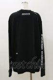 画像2: QOOZA / 東京喰種×QOOZA金木研 ダメージスウェット  ブラック H-25-11-04-043-PU-TO-KB-ZH (2)