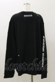 画像2: QOOZA / 東京喰種×QOOZA金木研 ダメージスウェット  ブラック H-25-11-04-048-PU-TO-KB-ZH (2)