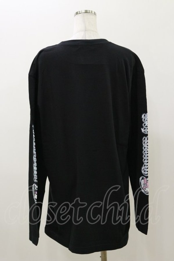 画像2: QOOZA / マイメロディ＆クロミコラボ L/S TEE  ブラック H-25-11-04-050-PU-TO-KB-ZH (2)