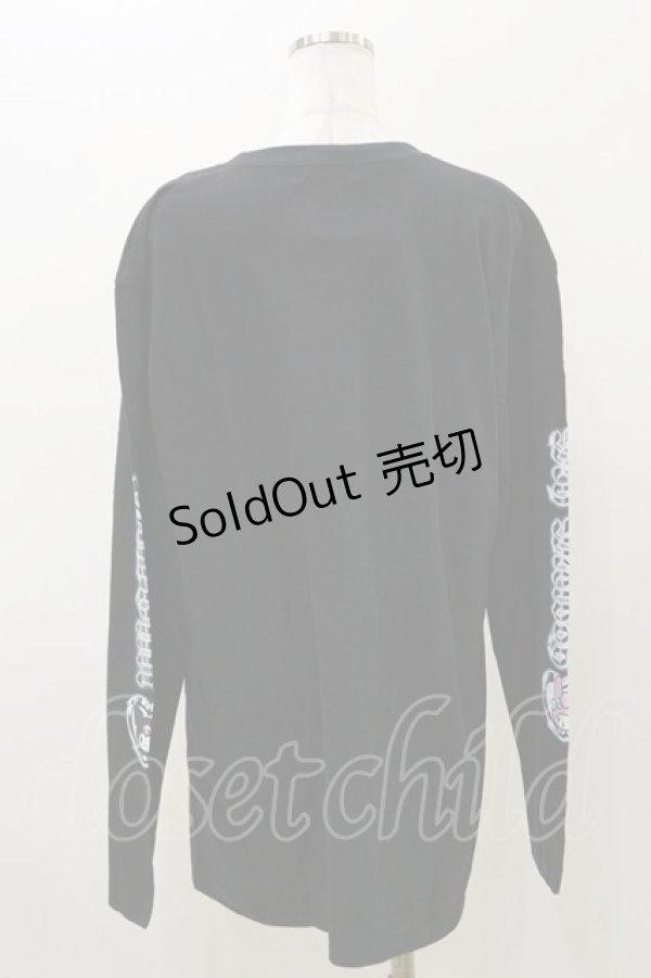 画像2: QOOZA / マイメロディ＆クロミコラボ L/S TEE  ブラック H-25-11-04-051-PU-TO-KB-ZH (2)