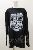 画像1: QOOZA / マイメロディ＆クロミコラボ L/S TEE  ブラック H-25-11-04-052-PU-TO-KB-ZH (1)