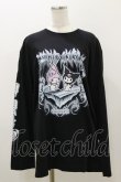 画像1: QOOZA / マイメロディ＆クロミコラボ L/S TEE  ブラック H-25-11-04-053-PU-TO-KB-ZH (1)