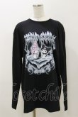 画像1: QOOZA / マイメロディ＆クロミコラボ L/S TEE  ブラック H-25-11-04-054-PU-TO-KB-ZH (1)